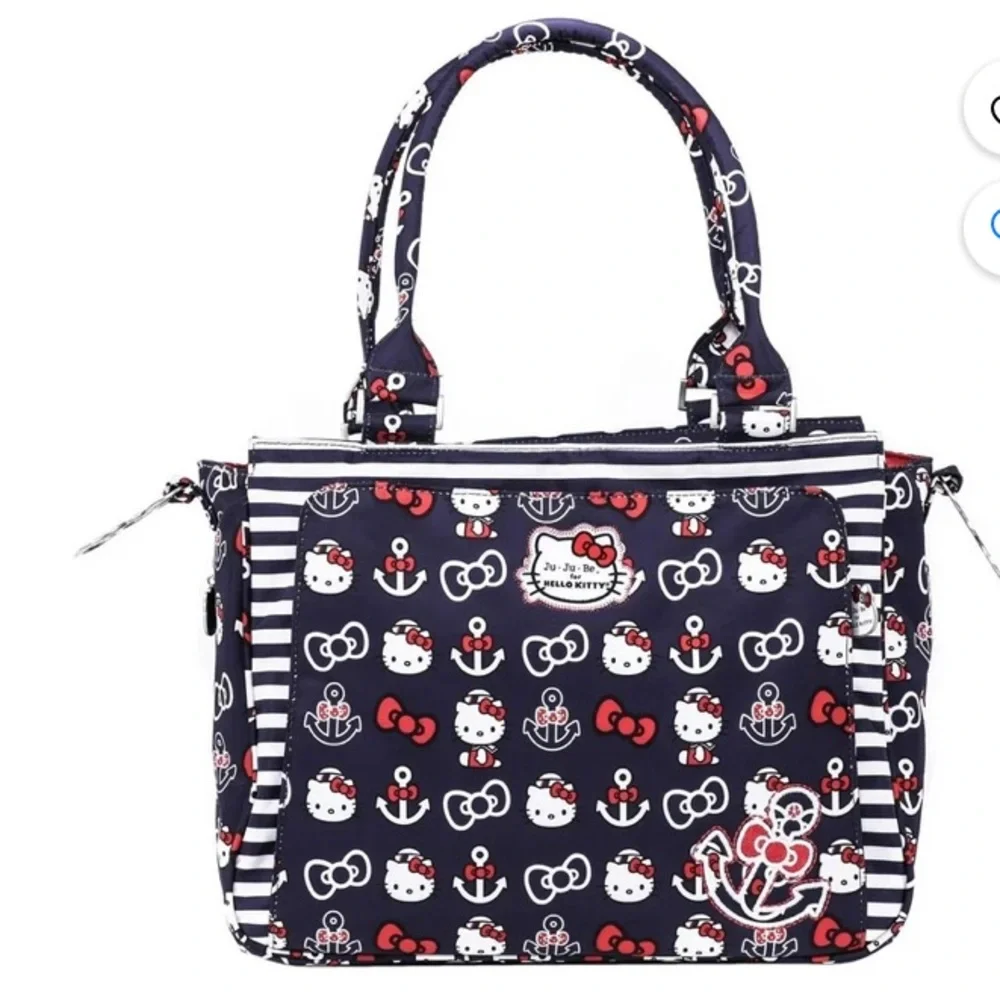 RARE EUC Jujube x hello kitty our to sea diaper bag